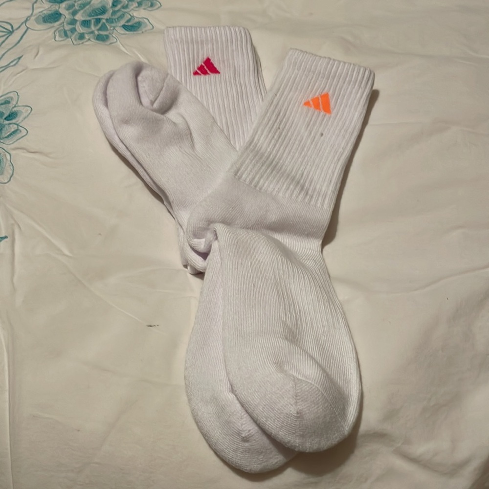 Two pairs of adidas women’s crew socks. NWT - Picture 3 of 3